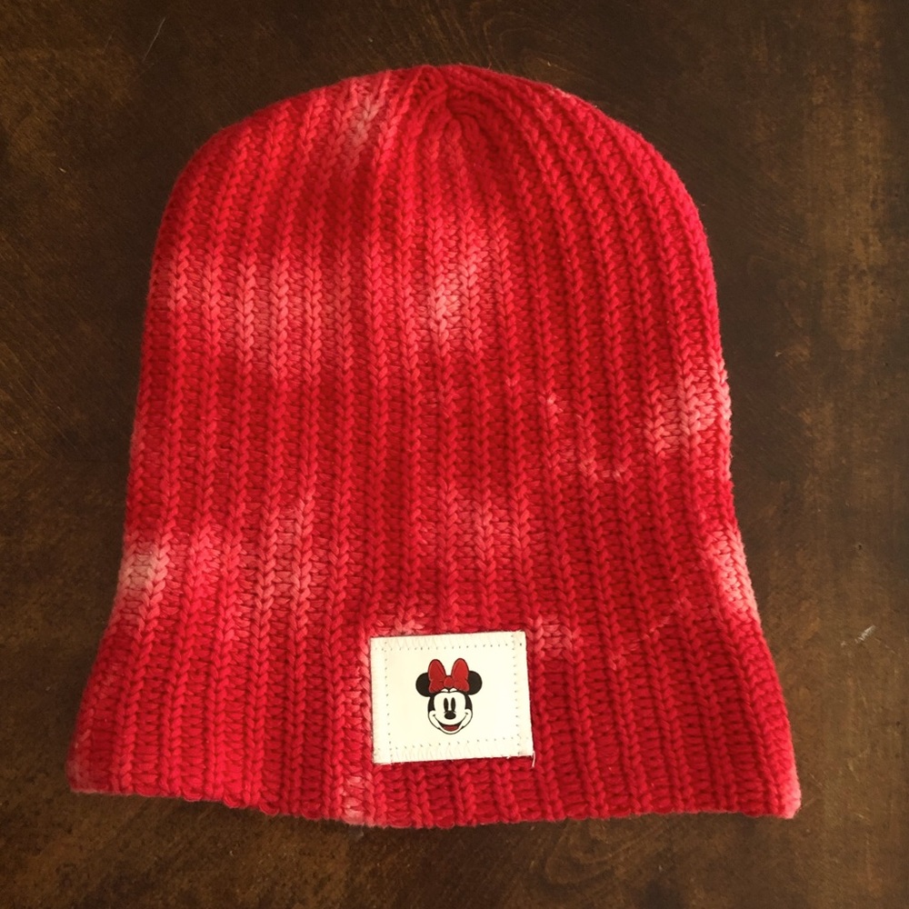 Brand new, never worn. Love Your Melon Red Tie Dye Disney Minnie Mouse Beanie.